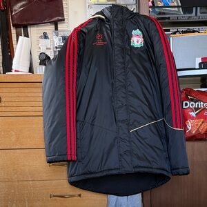 adidas Black Jacket with Red Accents